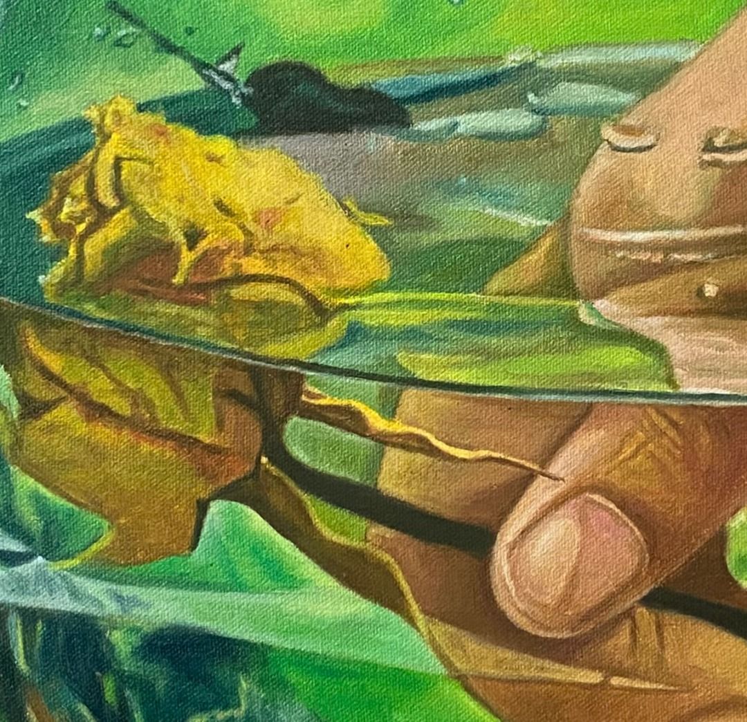 Dipper Series 2 - Keiye Miranda Tuazon (Category: Art & Prints) located in Taguig. Submitted by drybrushgallery (Listing ID 1469411448, Image 3). Description: Dipper Series 2 Keiye Miranda Tuazon, 2019 Oil on Canvas Artwork Dimension: 14" x 14" with Certificate of Authenticity PM FOR INQUIRY 0917 565 2917 .