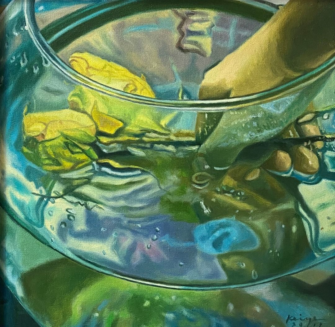 Dipper Series 3 - Keiye Miranda Tuazon (Category: Art & Prints) located in Taguig. Submitted by drybrushgallery (Listing ID 1469456234, Image 1). Description: Dipper Series 3 Keiye Miranda Tuazon, 2019 Oil on Canvas Artwork Dimension: 14" x 14" with Certificate of Authenticity PM FOR INQUIRY 0917 565 2917.