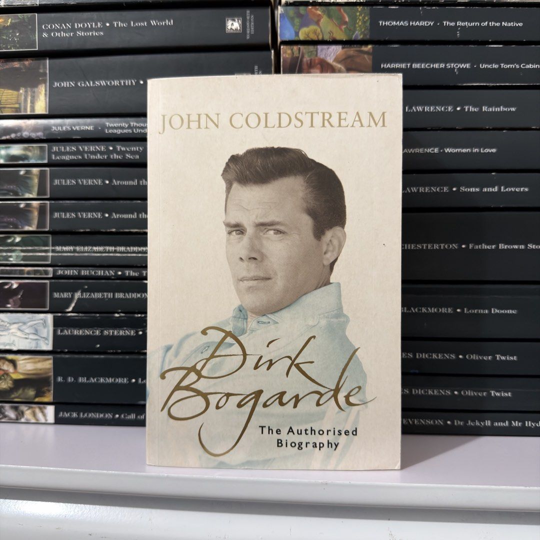Dirk Bogarde The Authorised Biography by John Coldstream (Category: Storybooks) located in Lingayen. Submitted by readwjane (Listing ID 1469473667, Image 1). Description: - Title: Dirk Bogarde: The Authorised Biography - Author: John Coldstream - Format: Paperback - Condition: Good, clean pages, solid spine, with minor shelf wear on edges - Cover: Cream-colored with an actor portrait - Ideal read for fans of classic cinema and biographies.