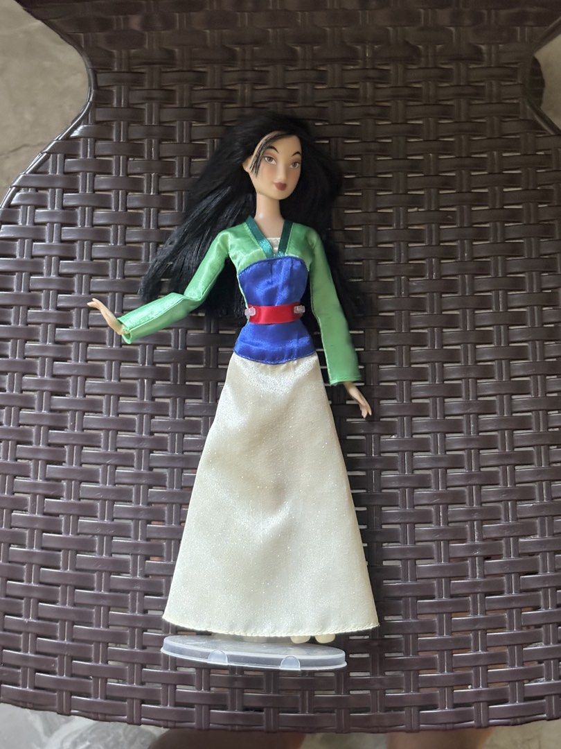 Disney mulan doll (Category: Action & Battle Toys) located in Manila. Submitted by dollseller_now (Listing ID 1469426055, Image 1). Description: dm me for more pictures i am will to send it anything u ask shes good as new Display only.