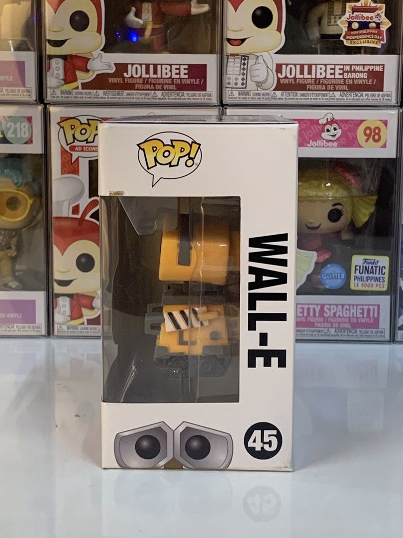 Disney Pixar – WALL-E #45 Funko Pop (Category: Figurines & Statues) located in Binmaley. Submitted by thepopcabin (Listing ID 1469556444, Image 2). Description: Disney Pixar – WALL-E #45 Funko Pop 🪄 Box condition: 8/10–9.5/10 🪄 Minor factory imperfections may be present and are beyond seller’s control. 💳 MOP: GCash / RCBC / MariBank 📌 Payment first for item. 🚚 MOD: • LBC Cash on Pickup / Cash on Delivery • J&T — payment first • Buyer shoulde