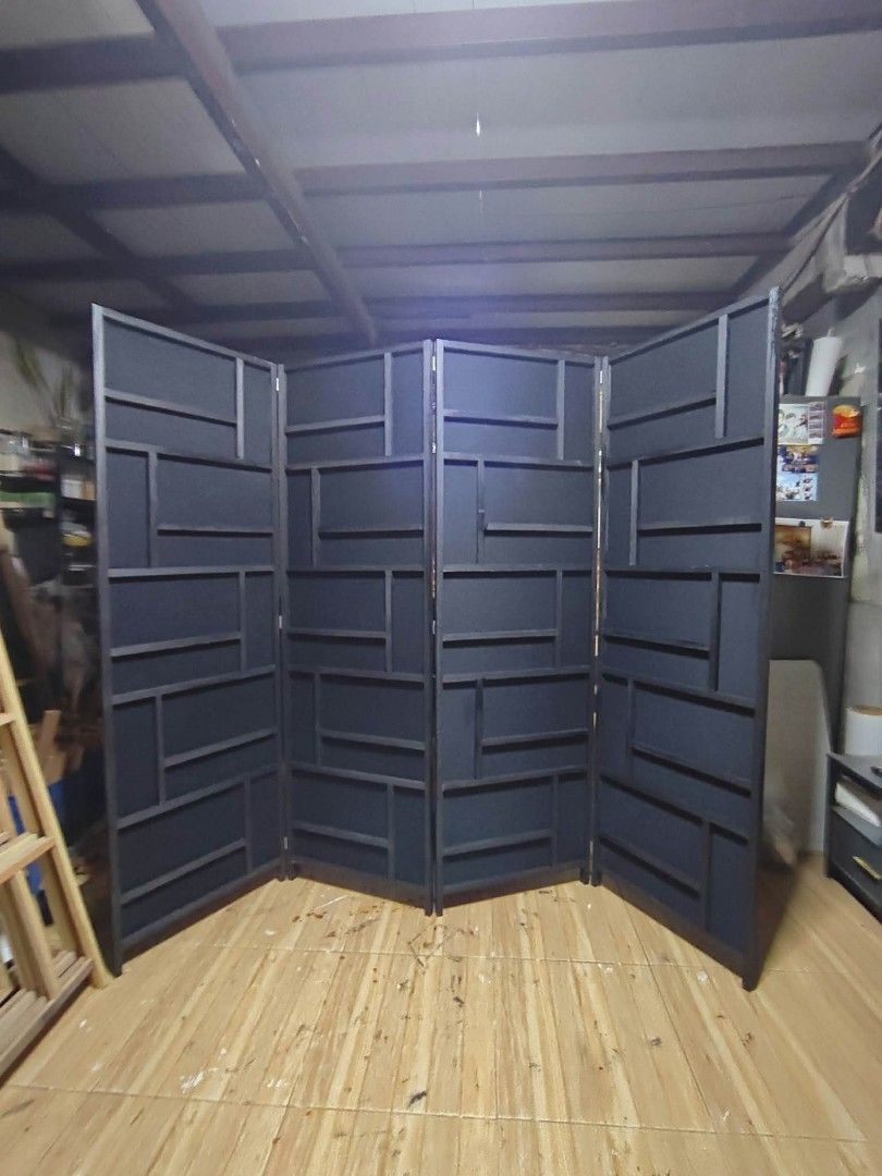 DIVIDER WALL FOLDABLE (Category: Other Home Furniture) located in Taytay. Submitted by jamiles_hndcfs (Listing ID 1469410934, Image 2). Description: Transform your space with this elegant Japanese inspired divider partition!✨ Perfect for adding privacy, creating separate areas, or enhancing your home with a minimalist and modern aesthetic. Its foldable design makes it easy to move, store, and position anywhere you need. 🪵 Material: Wooden Native