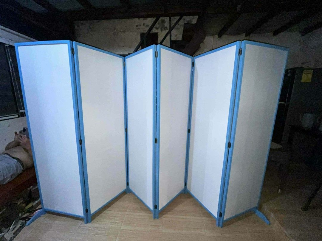 DIVIDER WALL FOLDABLE (Category: Other Home Furniture) located in Taytay. Submitted by jhuvy_ (Listing ID 1469422577, Image 3). Description: Transform your space with this elegant Japanese inspired divider partition!✨ Perfect for adding privacy, creating separate areas, or enhancing your home with a minimalist and modern aesthetic. Its foldable design makes it easy to move, store, and position anywhere you need. 🪵 Material: Wooden Native / Fabri
