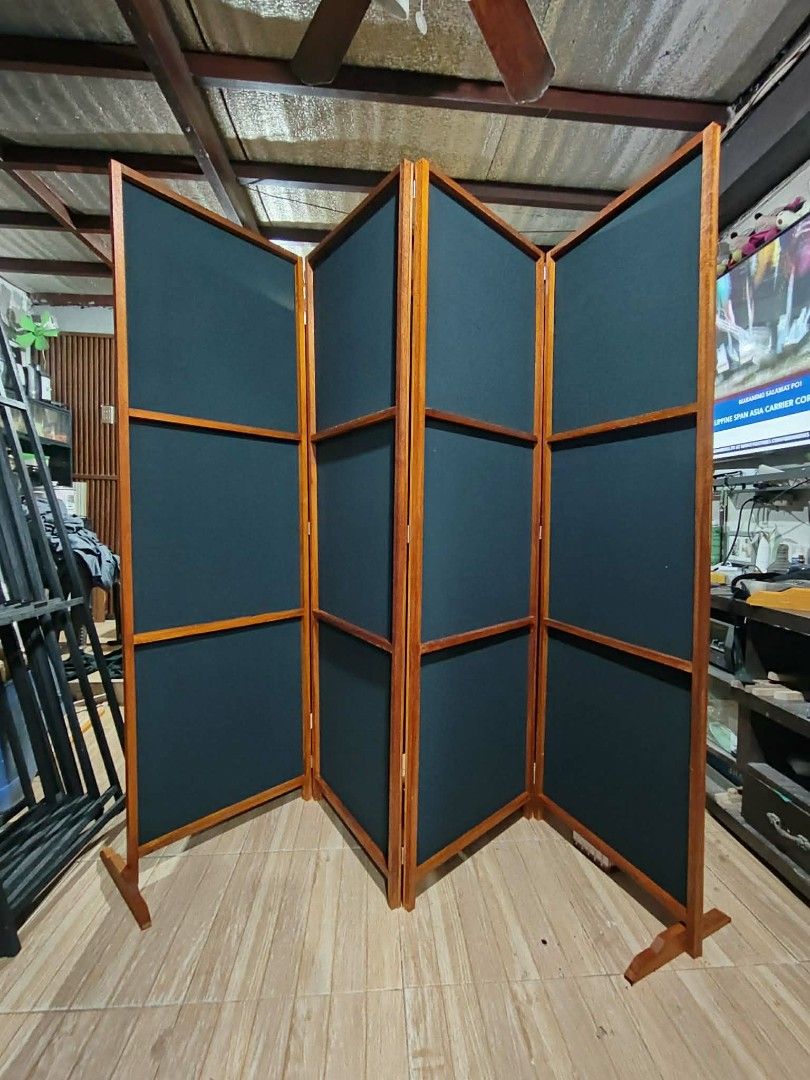 DIVIDER WALL FOLDABLE (Category: Other Home Furniture) located in Taytay. Submitted by jhuvy_ (Listing ID 1469423975, Image 2). Description: Transform your space with this elegant Japanese inspired divider partition!✨ Perfect for adding privacy, creating separate areas, or enhancing your home with a minimalist and modern aesthetic. Its foldable design makes it easy to move, store, and position anywhere you need. 🪵 Material: Wooden Native / Fabri
