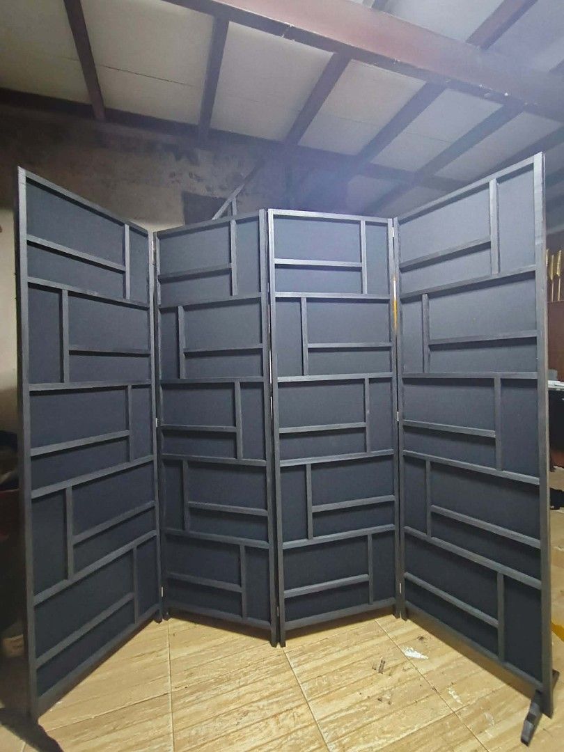 DIVIDER WALL FOLDABLE (Category: Other Home Furniture) located in Taytay. Submitted by jhuvy_ (Listing ID 1469424528, Image 3). Description: Transform your space with this elegant Japanese inspired divider partition!✨ Perfect for adding privacy, creating separate areas, or enhancing your home with a minimalist and modern aesthetic. Its foldable design makes it easy to move, store, and position anywhere you need. 🪵 Material: Wooden Native / Fabri