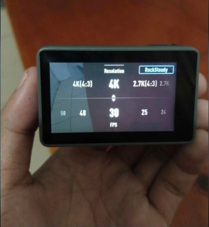 DJI Osmo Action 1 4K Camera with Accessories (Category: Cameras) located in Cebu City. Submitted by youngjus27 (Listing ID 1469432287, Image 3). Description: - Model: DJI Osmo Action Camera - Video/Features: 4K resolution, dual screens (front & rear), RockSteady stabilization - Condition: Fully working screens and functions, minor paint wear on the lens ring - Included Accessories: Waterproof housing, frame mount, battery charger hub, extra batte