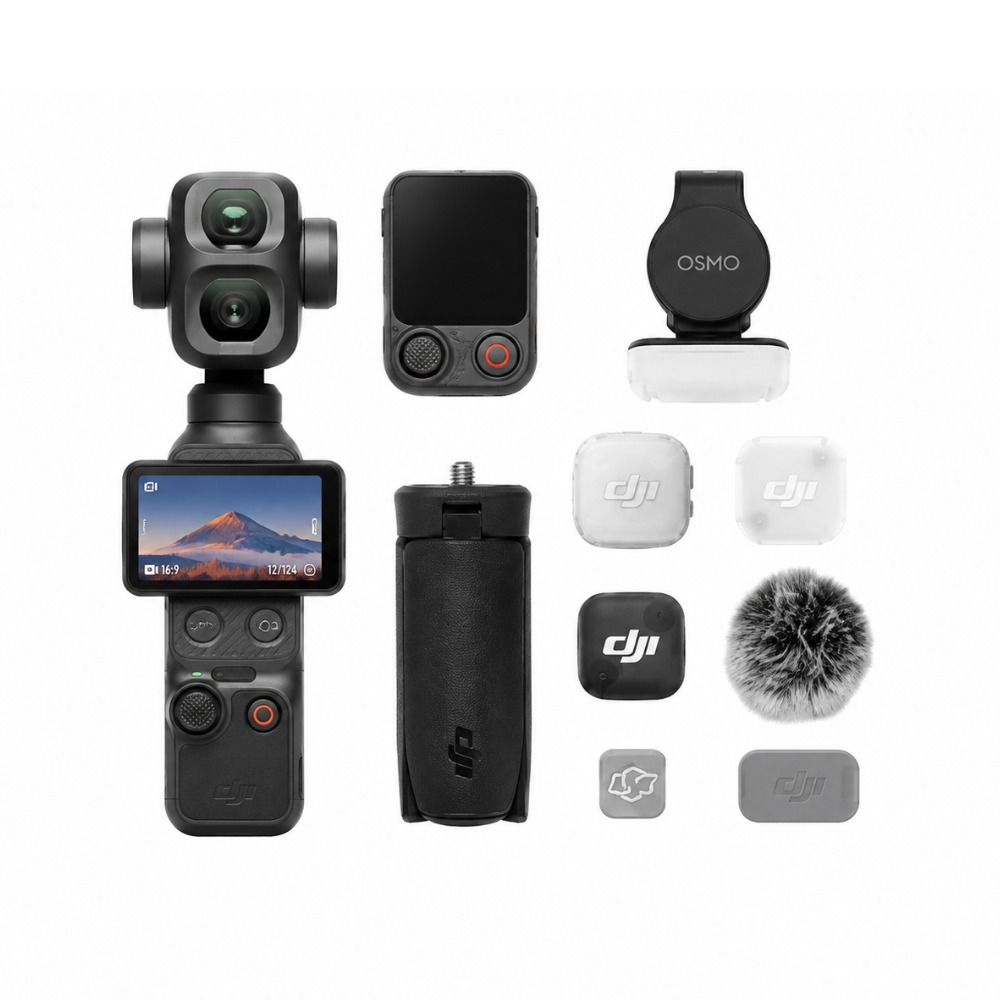 DJI Osmo Pocket 4P Vlog Combo (Category: Cameras) located in Taguig. Submitted by urbangizbyinfomax (Listing ID 1469432247, Image 2). Description: Product Highlights : 3- Axis Stabilization All-Focal-Length Tracking Gesture Control 103GB Built-In Storage 4K/240fps 3x Optical Zoom Soft Backlight Clean Low Light.