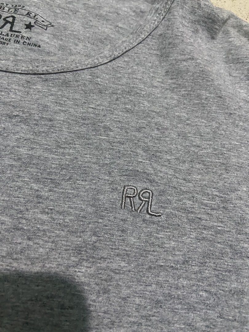 DOUBLE RL GRAY LONGSLEEVE (Category: Longsleeves) located in Bulacan. Submitted by rrthrifts (Listing ID 1469471591, Image 2). Description: VERY GOOD CONDITION SIZE LARGE ON TAG NO ISSUE 1299PHP PLUS SHIPPING FEE ONLY.