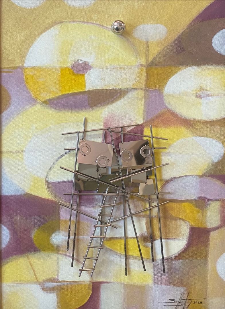 Dream Stilthouse - Bernardo Balagtas (Category: Art & Prints) located in Taguig. Submitted by drybrushgallery (Listing ID 1469473064, Image 1). Description: Dream Stilthouse Bernardo Balagtas, 2026 Mixed Media Artwork Dimension: 22" x 16" with Certificate of Authenticity PM FOR INQUIRY 0917 565 2917 .