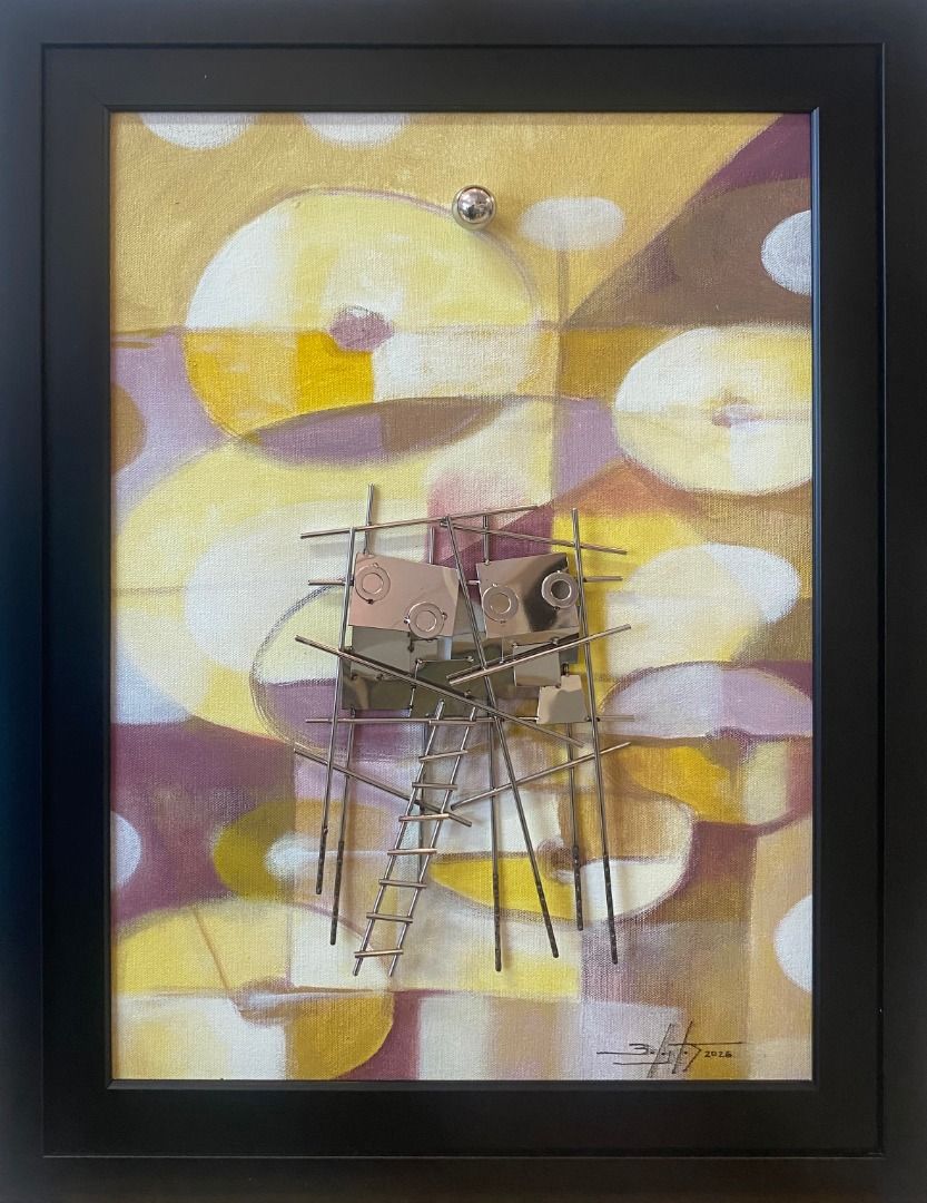 Dream Stilthouse - Bernardo Balagtas (Category: Art & Prints) located in Taguig. Submitted by drybrushgallery (Listing ID 1469473064, Image 2). Description: Dream Stilthouse Bernardo Balagtas, 2026 Mixed Media Artwork Dimension: 22" x 16" with Certificate of Authenticity PM FOR INQUIRY 0917 565 2917 .
