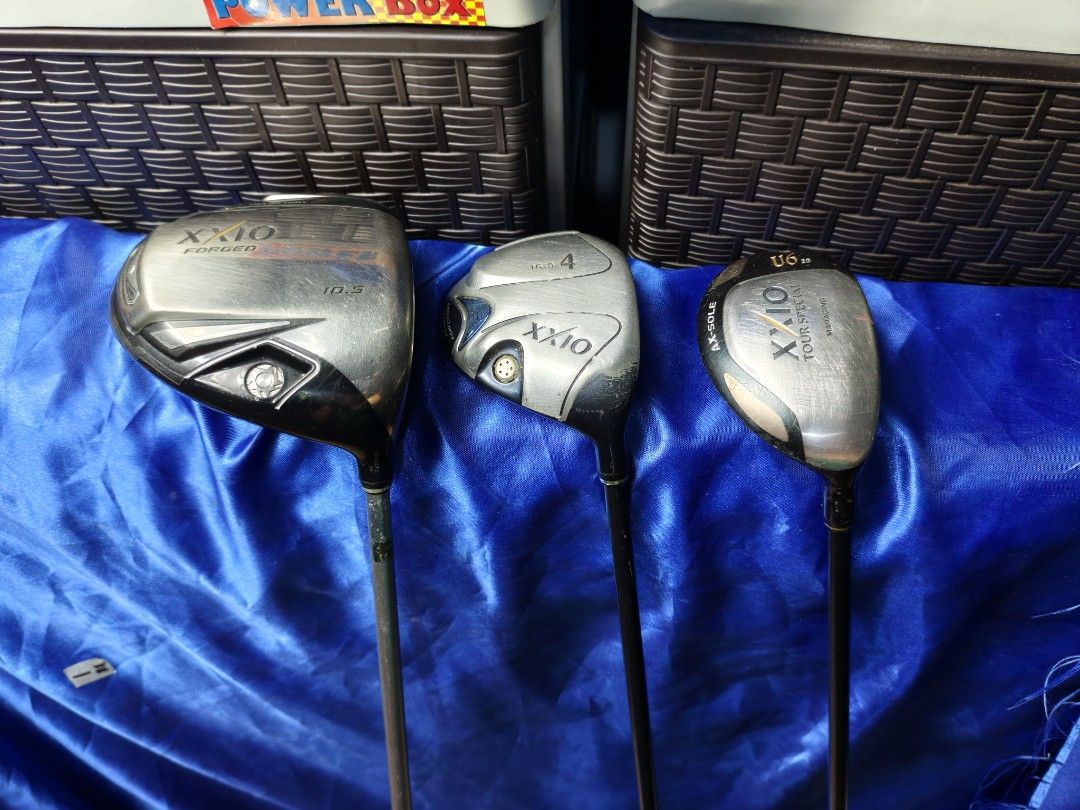 DUNLOP XXIO MENS GOLF SET (Category: Golf) located in Manila. Submitted by meiyeon2 (Listing ID 1469515971, Image 3). Description: XXIO IMPACT POWER MATCHING IRONS.. IRON #5-9i PW SW.. #9i is Srixon zr600. NS PRO STEEL SHAFT XXIO FORGED DRIVER 10.5° SR flex XXIO 4WOOD SR FLEX XXIO YOUR SPECIAL U6 20° (Utility) ODYSSEY ROSSIE PUTTER( GRIP BIT OLD BUT USABLE, PWEDE LGYAN NG RACKET TAPE) . with XXIO GOLF BAG.. (ISSUE: MAY HIMULMUL ON SOME PART OF ED