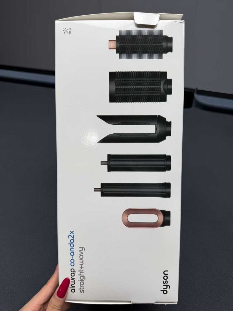 Dyson Airwrap co-anda2x straight+wavy (Category: Hair) located in Makati City. Submitted by royaltree-d1014c (Listing ID 1469472021, Image 2). Description: - Authentic Dyson Airwrap Coanda 2x Straight + Wavy Multi-Styler - Includes all original attachments: barrels, smoothing brushes, and Coanda smoothing dryer - Complete with original box packaging - Advanced styling without extreme heat damage - Grab it before it's gone!.