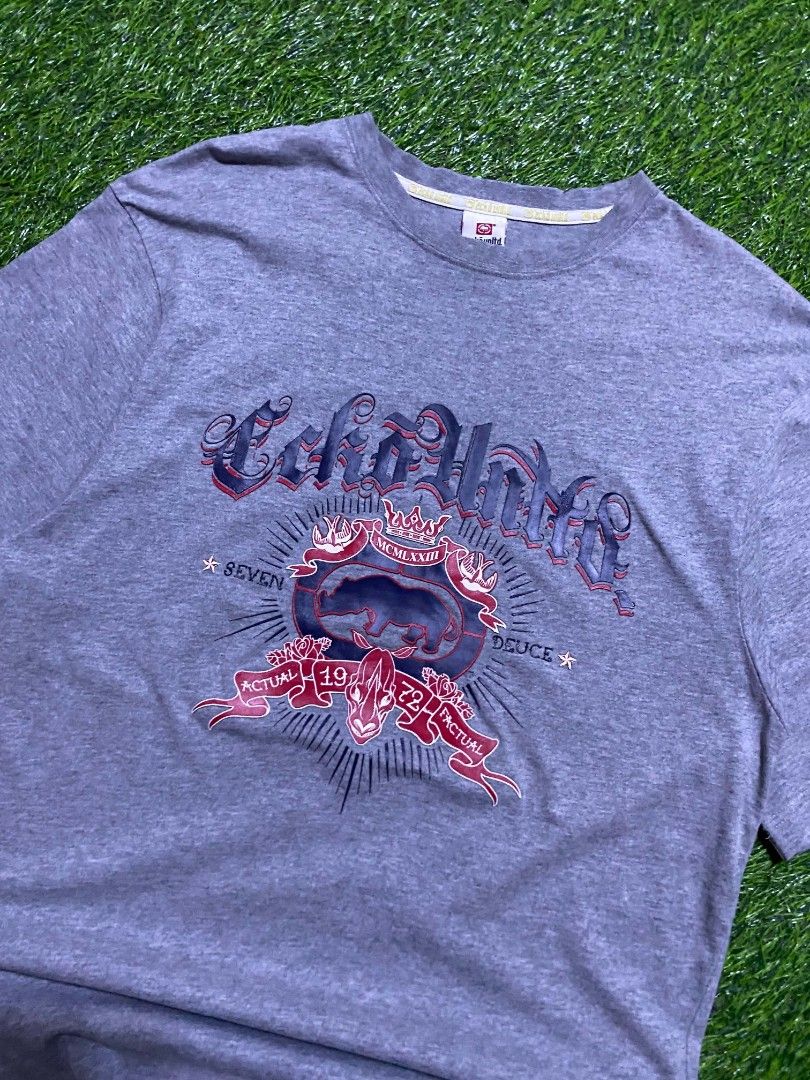 Ecko Unltd Grey Graphic T-Shirt Size M (Category: Tshirts & Polo Shirts ) located in Manila. Submitted by franzenbal30332 (Listing ID 1469535806, Image 2). Description: ECKO UNLTD SIZE L SEMI XL WIDTH - 20 LENGTH - 30 COLOR RATE 9.5 EXCELLENT CONDI NO ISSUE.