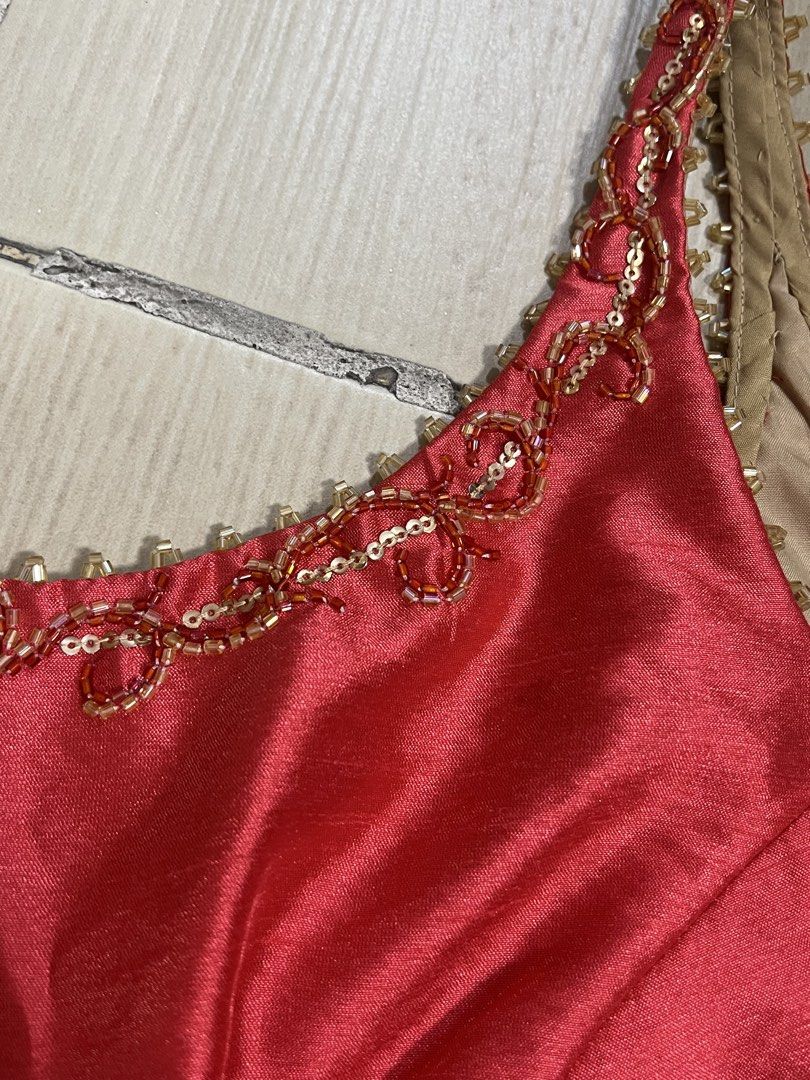 Elegant red gold dress (Category: Evening dresses & gowns) located in Manila. Submitted by peeknpicks (Listing ID 1469534394, Image 2). Description: .