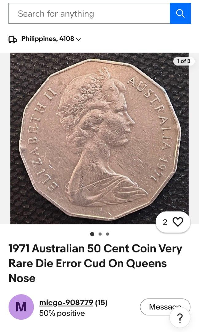 elizabeth old coins AU (Category: Looking For) located in Imus. Submitted by phoebe.ph (Listing ID 1469570697, Image 3). Description: drop offer nalang no lower 1k ... 32 au dollars yan.