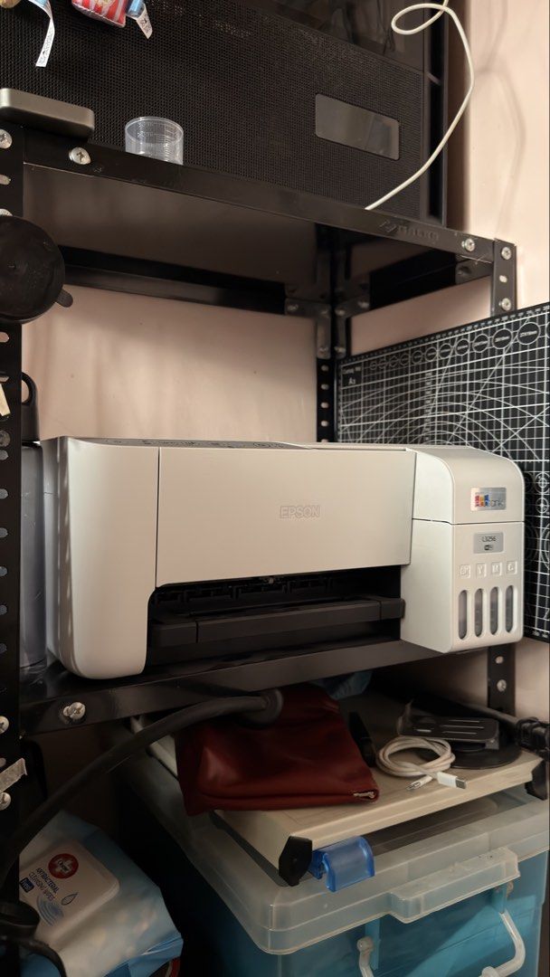 Epson L3256 printer (Category: Printers, Scanners & Copiers) located in Manila. Submitted by hmbarsaga (Listing ID 1469413760, Image 3). Description: With box Free 1 rim bondpaper With protective cloth Wala pa 1 year Orig price: 12,400 Meet up only around metro manila .