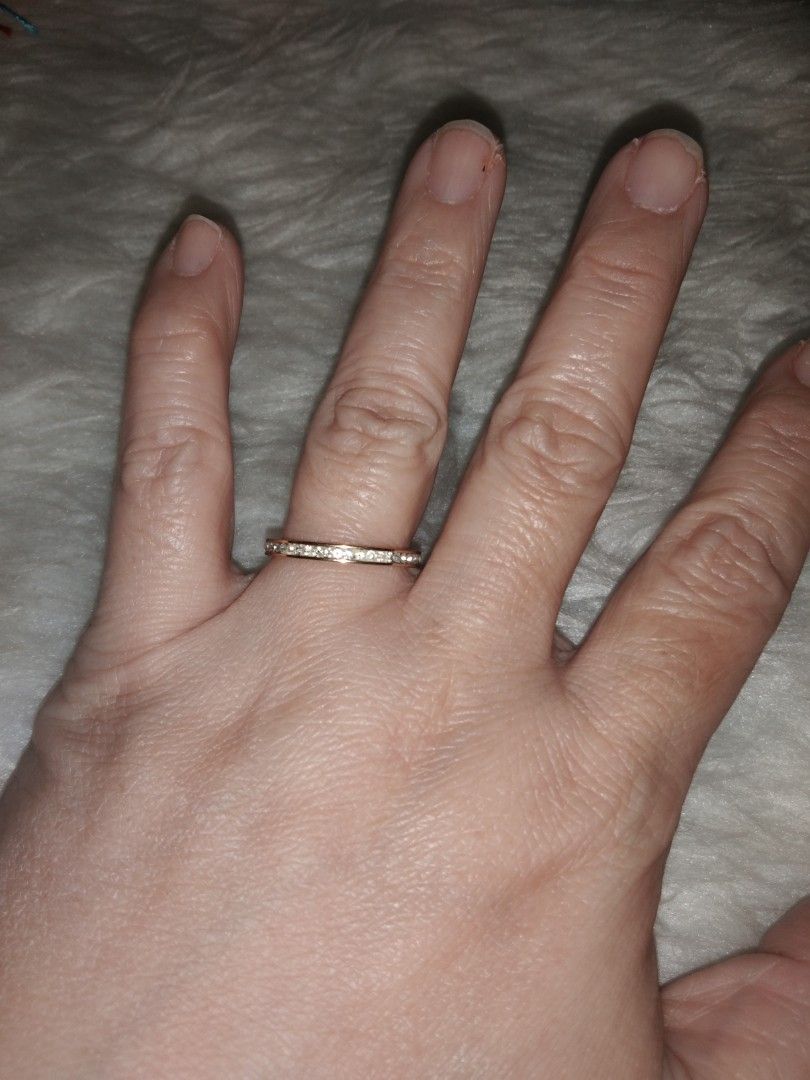Eternity gold ring with border non tarnish gold (Category: Rings) located in Quezon City. Submitted by eidorableshop (Listing ID 1469405217, Image 1). Description: .