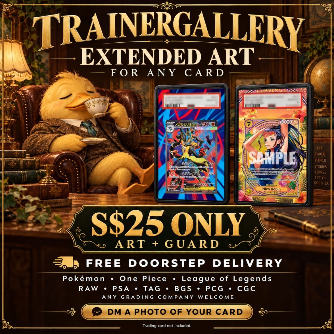 Extended Art Service for Any Card | Pokémon, One Piece, League of ...
