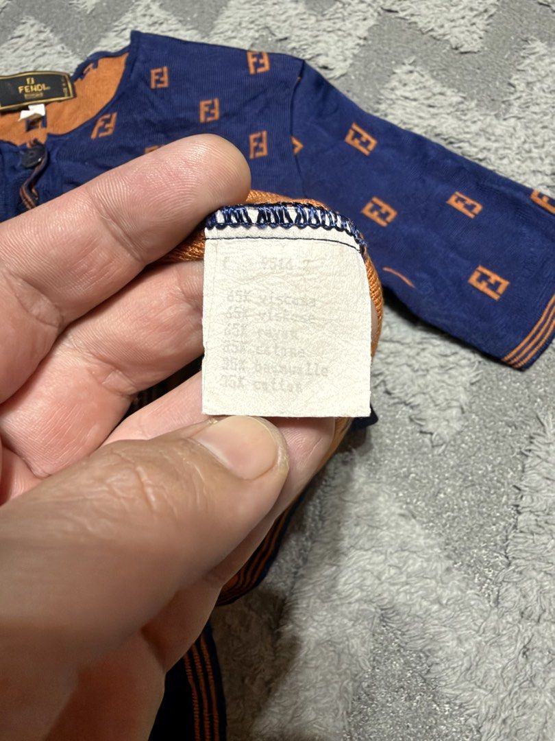 Fendi - Monogram Knitted Tops (Category: Blouses) located in Cavite. Submitted by commoncourtesy (Listing ID 1469426275, Image 3). Description: Fits Mediun.