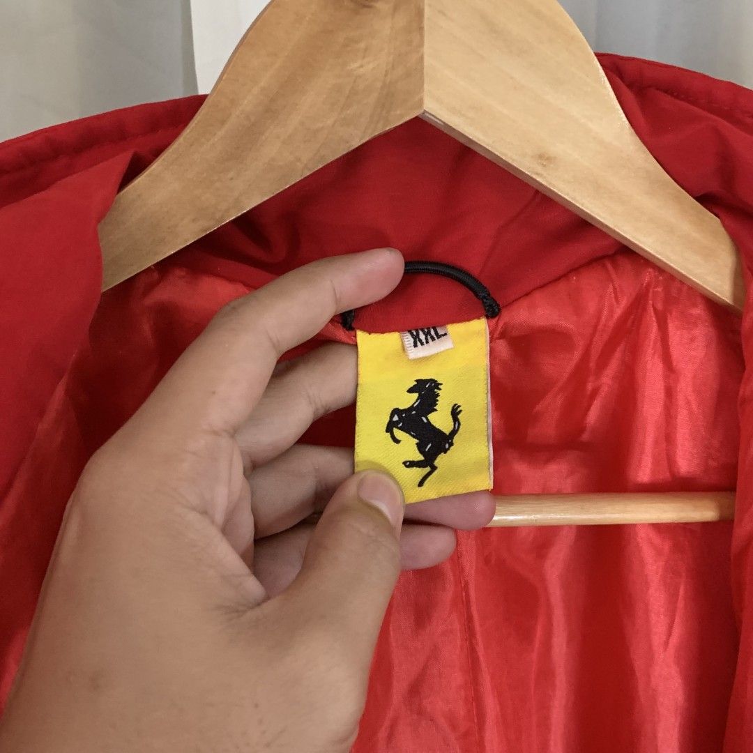 FERRARI JACKET (Category: Coats, Jackets and Outerwear) located in Binalonan. Submitted by thrift_on2022 (Listing ID 1469518334, Image 2). Description: W- 26 L - 28 Color rate - 9.8/10 Excellent Condition❗️.