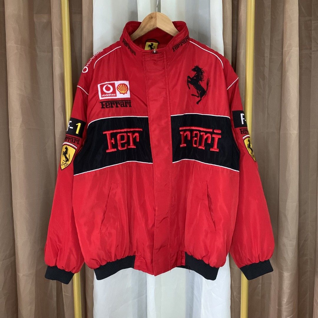 FERRARI JACKET (Category: Coats, Jackets and Outerwear) located in Binalonan. Submitted by thrift_on2022 (Listing ID 1469518334, Image 1). Description: W- 26 L - 28 Color rate - 9.8/10 Excellent Condition❗️.