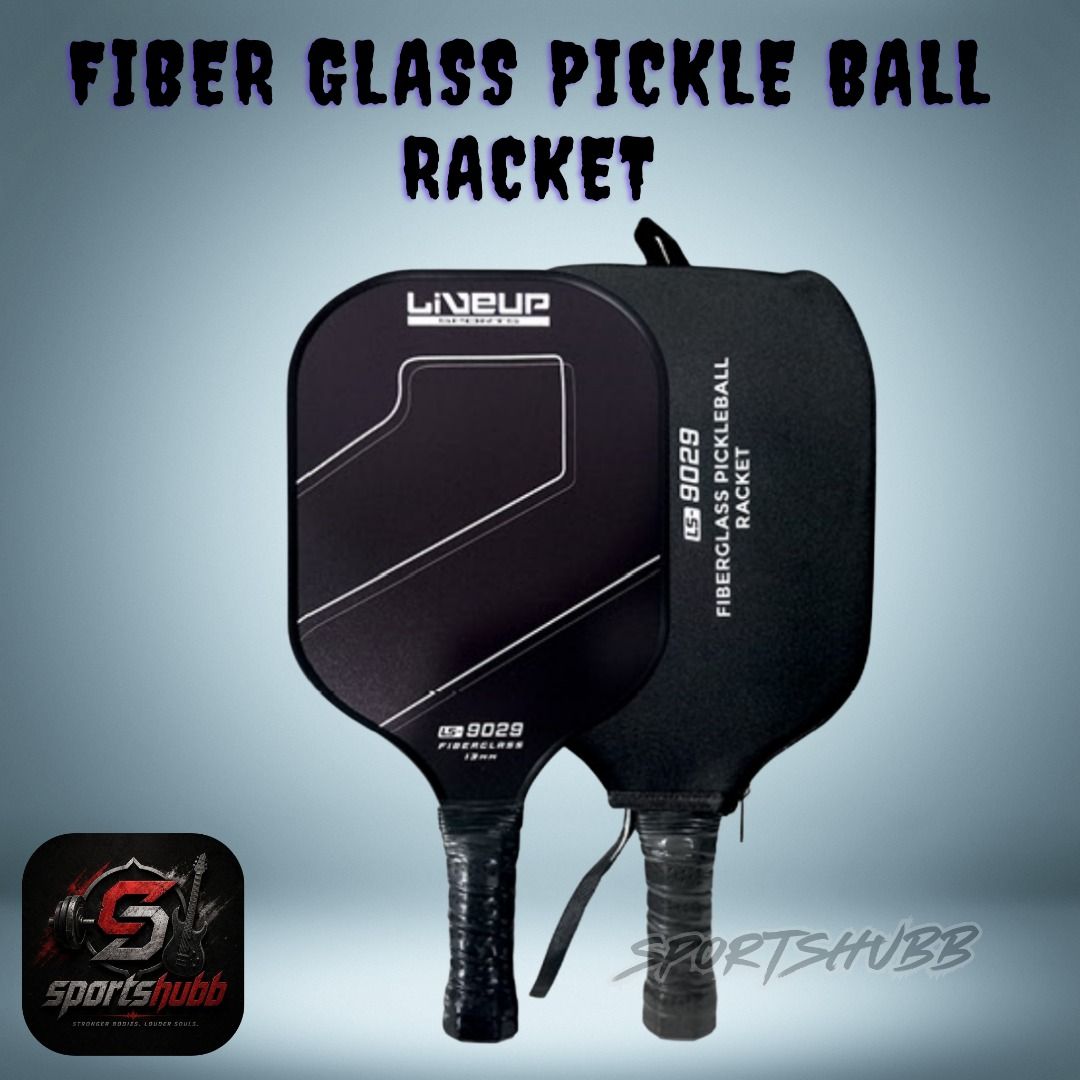 Fiber Glass Pickle ball racket (Category: Other Sports Equipment and Supplies) located in Quezon City. Submitted by mike10sitaldas (Listing ID 1469546258, Image 1). Description: Fiber Glass Pickle ball racket 850 Php Each / Brand new! Size - 400x200x13mm Thickness - 13mm Handle Length - 125mm circumference - 106mm weight - 240 - 250g Twist Weight - 5.8kg Swing weight - 115kg Balance Point - 380mm We Serve Wholesale / Retail Shipping: Nationwide S