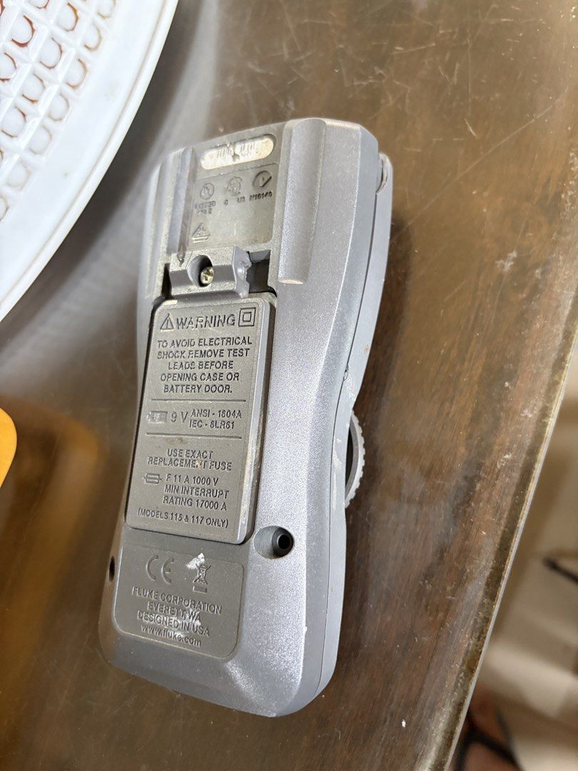 Fluke Multi Tester F115 model (Category: Construction Tools & Equipment) located in Valenzuela. Submitted by boss0824 (Listing ID 1469417583, Image 3). Description: “For Parts only” Broken case and LCD contacts. As is where is. This is best for DIY repair of Fluke Multi tester Model 115 original parts. .