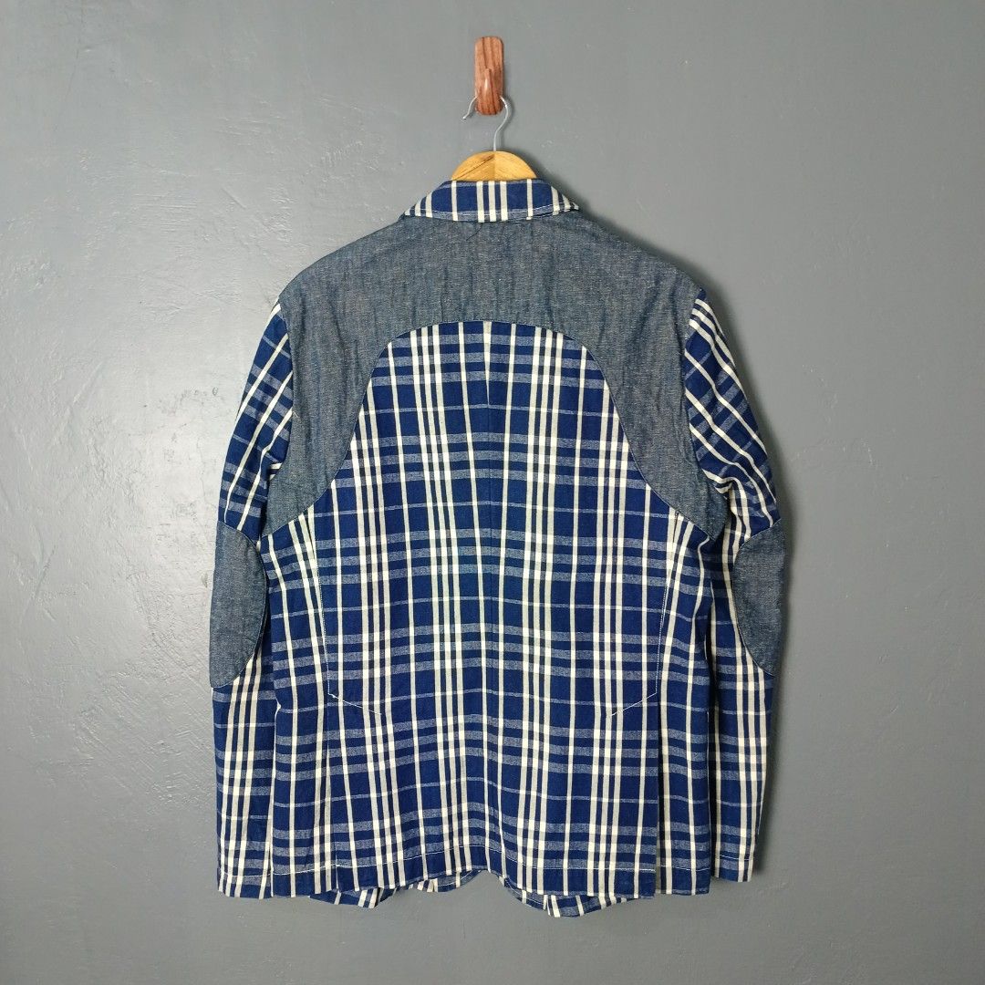 For Men - Evisu (Category: Coats, Jackets and Outerwear) located in Bacolod City. Submitted by drop.ph (Listing ID 1469490624, Image 2). Description: Evisu - Blazer *Size M - 21.5x29 *Excellent *1 Missing Button (sleeve) *Price: 2,000php *Add SF if outside Bacolod City .