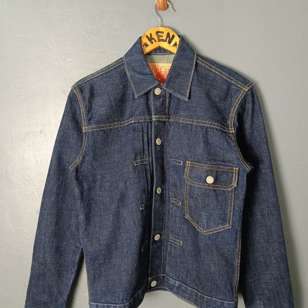 For Men - WORKWARE - 3 Days Union (Category: Coats, Jackets and Outerwear) located in Bacolod City. Submitted by drop.ph (Listing ID 1469501359, Image 3). Description: WORKWARE - Type 1 Denim Jacket Lot 3606xx Authentic *Cinch Back, Selvedge *Size S - 19x24.5 *Excellent *No Flaws *Price: 2,500php *Add SF if outside Bacolod City.