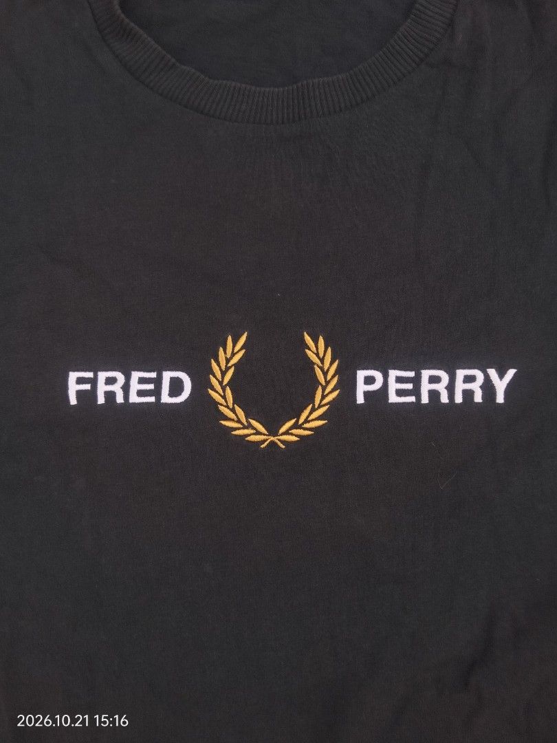 Fred Perry Shirt (Category: Tshirts & Polo Shirts ) located in Caloocan City. Submitted by haruconcep52476 (Listing ID 1469459129, Image 2). Description: Dimensions W20×L27 Good condition Color rate 9.5 Issue repaired pinhole Already wash.