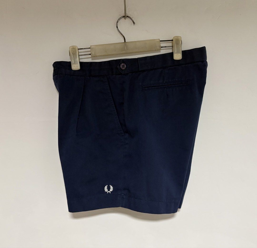 Fred Perry Shorts (Category: Shorts) located in Manila. Submitted by garbagecollector.2 (Listing ID 1469553878, Image 2). Description: Vintage Fred Perry Above the knee short 100% authentic Used Condition No major flaws 16” length 32”-33” waist.