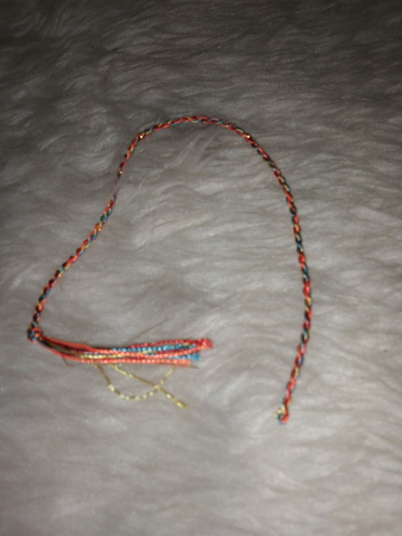 Friendship bracelet orange (Category: Bracelets) located in Quezon City. Submitted by eidorableshop (Listing ID 1469394629, Image 1). Description: .