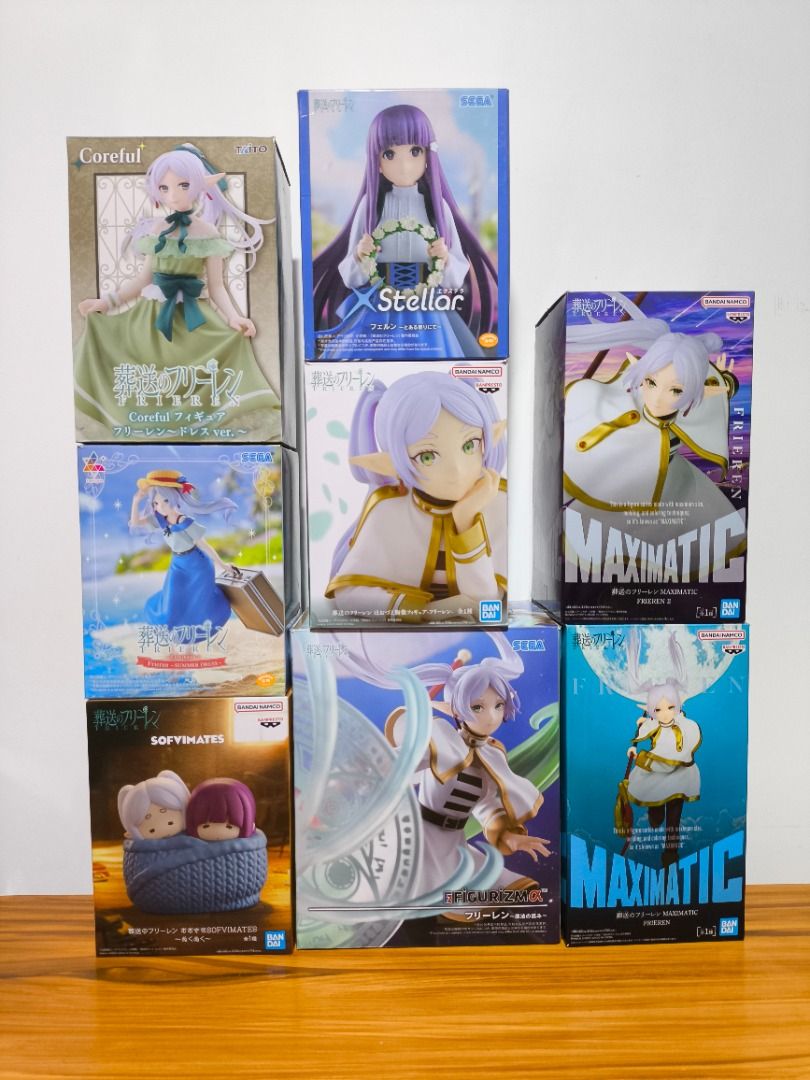 Frieren anime figures (Category: Designer & Blind Box Toys) located in Cabuyao City. Submitted by kurtoyscollectibles (Listing ID 1469429998, Image 1). Description: price varies PM for fast transaction.