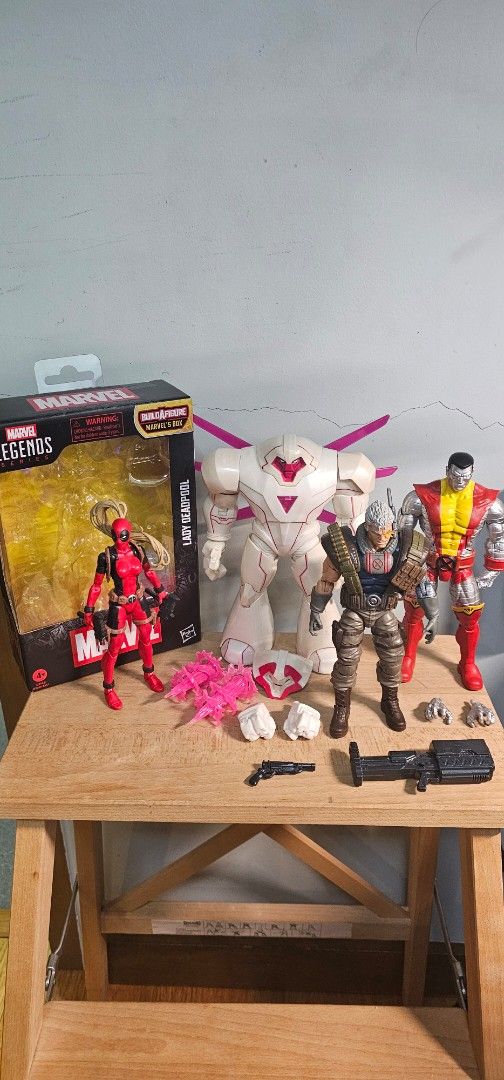 FS/For Sale: Marvel Figures (Category: Figurines & Statues) located in Antipolo. Submitted by amilkglass (Listing ID 1469559452, Image 3). Description: Fantastic Four Set (6700) Lady Deadpool (1300) 3pack Nimrod (850) Colossus (2600) Cable (1800) Messtoys Venom w/ custom head (SOLD) PC Toys Venom (2200) KO Ghost Rider (1900) Jessica Jones Jewel (SOLD) WYSIWYG LOC: Antipolo MOP: GCash MOD: LBC/Lalamove/JNT.