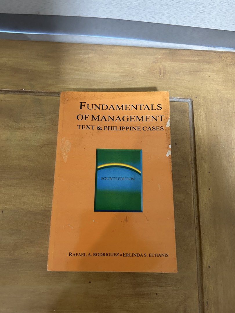 Fundamentals of Management (Category: Textbooks) located in Antipolo. Submitted by e9000 (Listing ID 1469444726, Image 1). Description: Lightly used with some underlines.