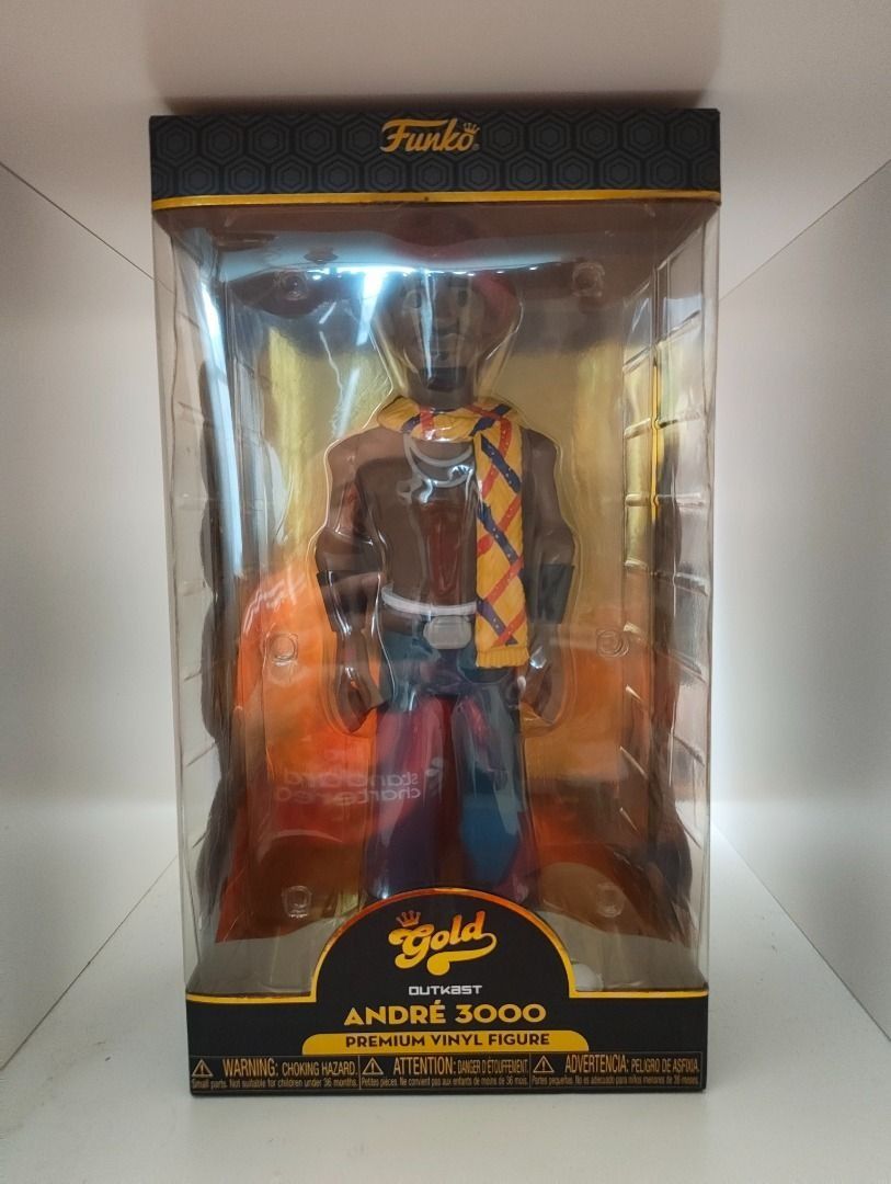 Funko Gold OutKast (Category: Designer & Blind Box Toys) located in Bacolod City. Submitted by arabian_arsenal (Listing ID 1469477417, Image 3). Description: Funko Gold "OutKast" Big Boi & Andre 3000 Approximately 12 inches height. BIB. Selling as Set for 3000+SF Pm me for more details. Mode of Payment: Gcash Mode of Delivery: J&T.