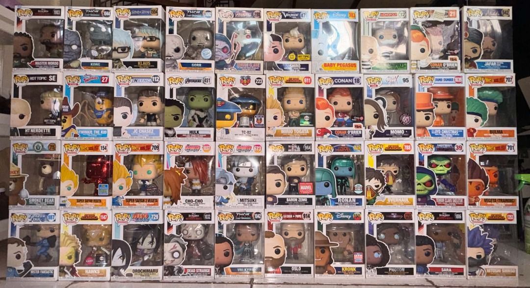 FUNKO POP LOTS- TAKE ALL 124 PCS (Category: Action & Battle Toys) located in Las Pinas. Submitted by elnictomasco (Listing ID 1469463869, Image 3). Description: SELLING FUNKO LOTS 124PCS TAKE ALL DM FOR NEGOTIATIONS Pick up or Shipping: LBC | J&T | Lalamove 📍Las Pinas City, Metro Manila.