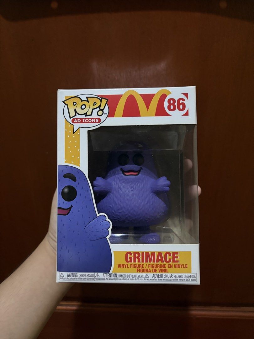 Funko pop pack (Category: Figurines & Statues) located in Manila. Submitted by stealss (Listing ID 1469554760, Image 2). Description: Iron Man #555 Small box folds (upper left and back part) Grimace #86 No issues Selling both for 500 .