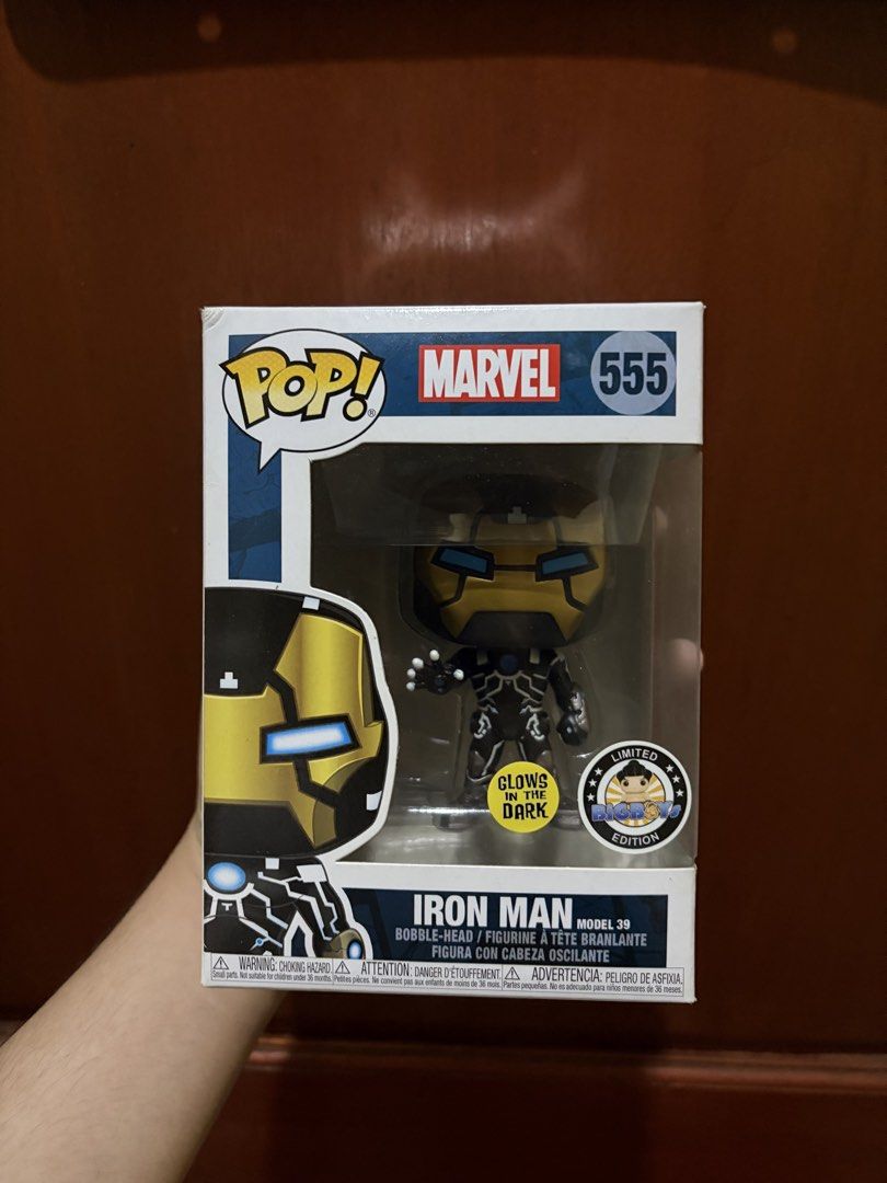 Funko pop pack (Category: Figurines & Statues) located in Manila. Submitted by stealss (Listing ID 1469554760, Image 1). Description: Iron Man #555 Small box folds (upper left and back part) Grimace #86 No issues Selling both for 500 .