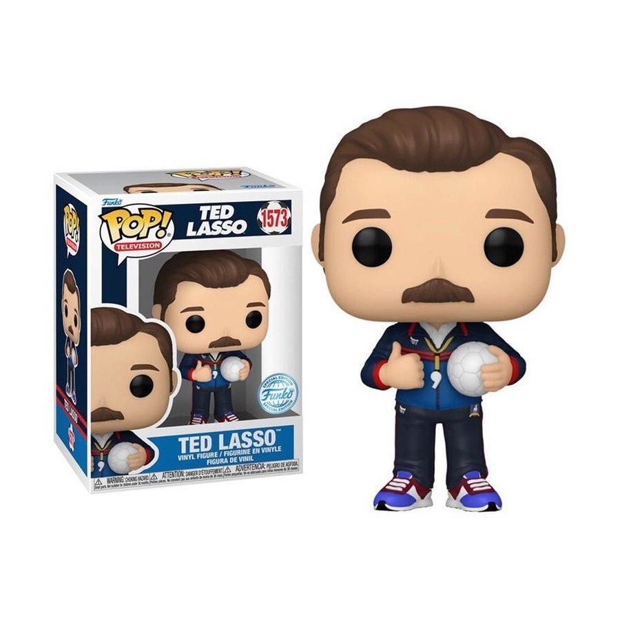 Funko Ted Lasso with Soccer Ball (Category: Figurines & Statues) located in Mandaluyong City. Submitted by pmlvsqz (Listing ID 1469454726, Image 3). Description: Funko Ted Lasso With Soccer Ball Pop! Vinyl Figure.
