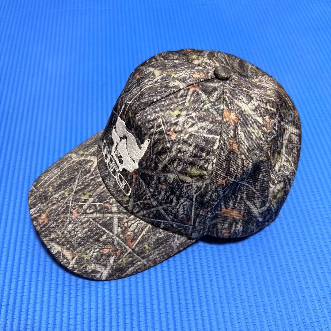 G59 Records Camo Logo Hat - Suicide Boys (Category: Caps & Hats) located in Rizal. Submitted by sensorix___ (Listing ID 1469433716, Image 3). Description: G59 Records Camo Logo Hat - Suicide Boys featuring a Realtree-style camouflage pattern with the white G59 skull logo and text embroidered on the front. CONDITION - LIKE NEW COLOR RATE - 10 OUT OF 10 OSFA - One Size Fits all .