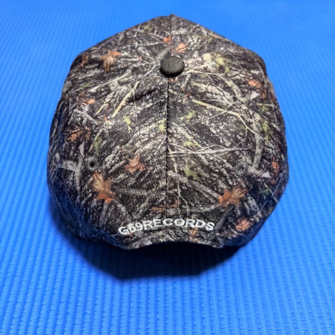 G59 Records Camo Logo Hat - Suicide Boys (Category: Caps & Hats) located in Rizal. Submitted by sensorix___ (Listing ID 1469433716, Image 2). Description: G59 Records Camo Logo Hat - Suicide Boys featuring a Realtree-style camouflage pattern with the white G59 skull logo and text embroidered on the front. CONDITION - LIKE NEW COLOR RATE - 10 OUT OF 10 OSFA - One Size Fits all .