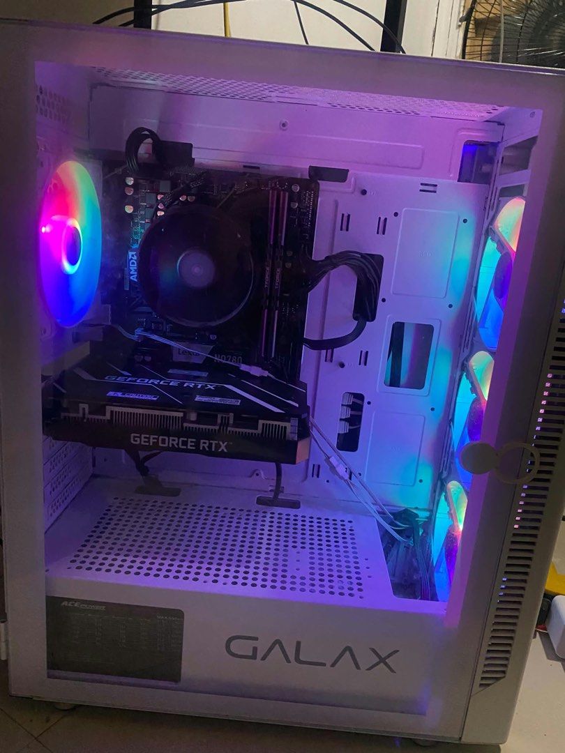 GALAX Gaming PC RTX 3050 AMD Ryzen T-Force RAM (Category: Desktops) located in Manila. Submitted by genesisug30065 (Listing ID 1469541597, Image 3). Description: High-Performance Gaming System Unit Only (Plug & Play) Super smooth and reliable performance! Well-maintained and tested ready to play. Perfect for Heavy Gaming, Live Streaming, Video/Photo Editing, and Work From Home setup. Smooth na smooth sa popular games like: 🎮 Valorant, CS2, Gensh