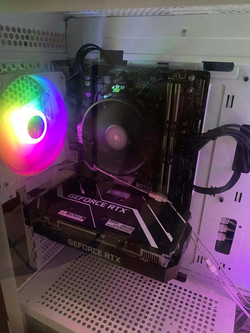 GALAX Gaming PC RTX 3050 AMD Ryzen T-Force RAM (Category: Desktops) located in Manila. Submitted by genesisug30065 (Listing ID 1469541597, Image 1). Description: High-Performance Gaming System Unit Only (Plug & Play) Super smooth and reliable performance! Well-maintained and tested ready to play. Perfect for Heavy Gaming, Live Streaming, Video/Photo Editing, and Work From Home setup. Smooth na smooth sa popular games like: 🎮 Valorant, CS2, Gensh