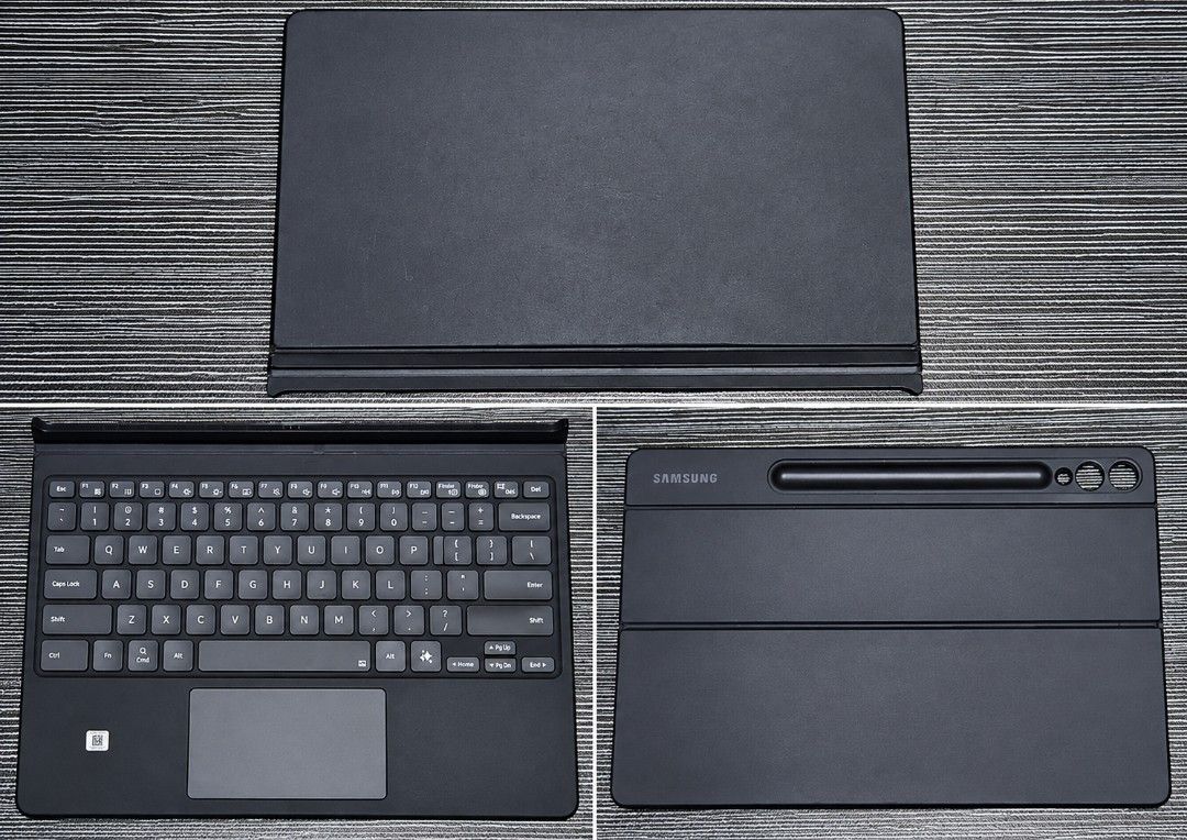 Galaxy Tab S10+ Keyboard Cover (Category: Other Accessories) located in Pasig City. Submitted by thewristgalleryph (Listing ID 1469495456, Image 1). Description: • The rear section of the cover exhibits a reduced stand angle. • The keyboard secures properly and remains fully operational. For inquiries, send sms: 0922 235 0642.