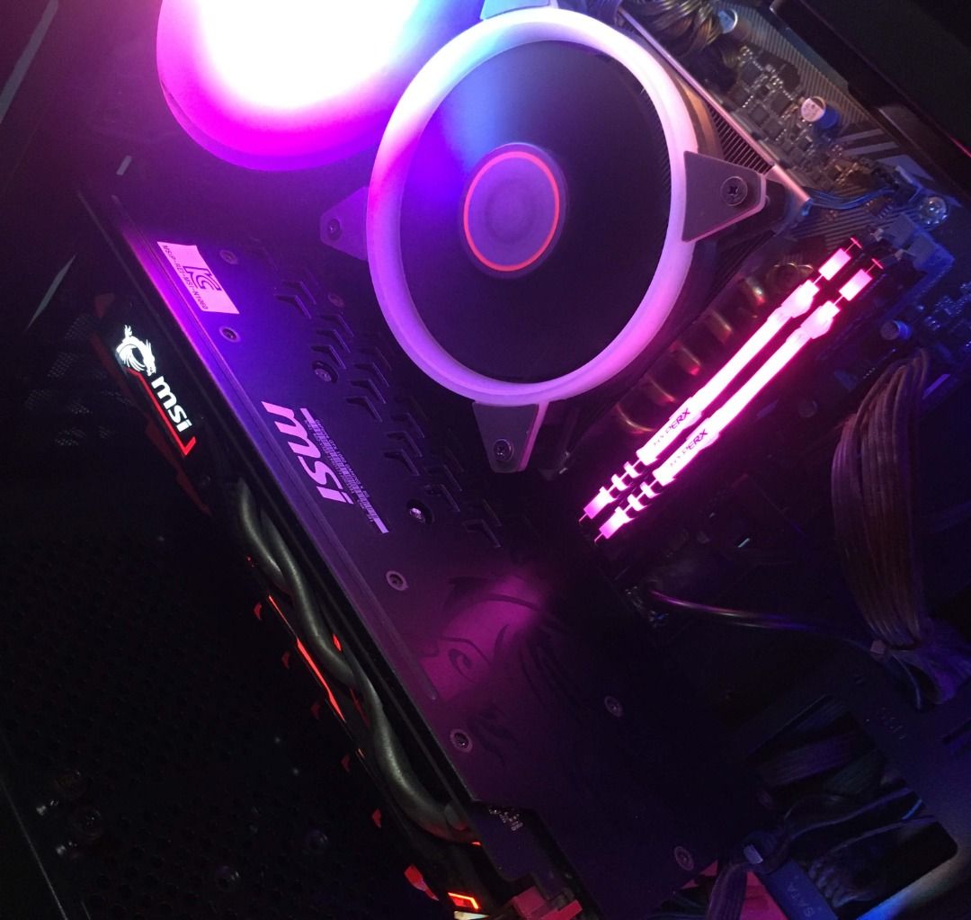 Gaming system unit for sale or swap (Category: Desktops) located in Quezon City. Submitted by grandtiger_2d684f (Listing ID 1468229350, Image 1). Description: i3 10th gen 16gb ram Gigabyte H510M H Mobo 128gb nvme ssd 1tb hdd MSI CPU Fan MSI Gtx 1060 6gb Case with 6 rgb fans 600w true rated 80+ psu No issue gagamitin nalang Goods for Tripple A games, Programming, Editing, Acads, Office work or WFH. Games tested: God of War 2019 & Ragnarok, Residen