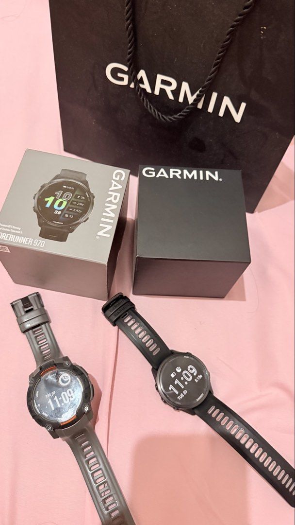 Garmin Forerunner 970 (Category: Wearables & Smart Watches) located in Angono. Submitted by shopwithshey (Listing ID 1469418722, Image 2). Description: Garmin Forerunner 970 In excellent condition, used just a couple of times. PM me if interested 🙂.