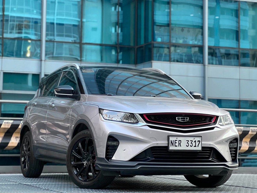 Geely Coolray Limited‼️🔥 Auto (Category: Used Cars) located in Makati City. Submitted by maby_latido05 (Listing ID 1469543418, Image 2). Description: 2022 Geely Coolray GF Limited Sport AT‼️🔥 81k All in Low Cashout! 2 YRS - Php 29,082 3 YRS - Php 21,012 4 YRS - Php 17,424 Chattel & Insurance included! FREE Transfer of Ownership FREE Detailing FREE Bank Processing 1st owner Casa maintained with records 38k Mileage Plate NER3317 Daytime running l