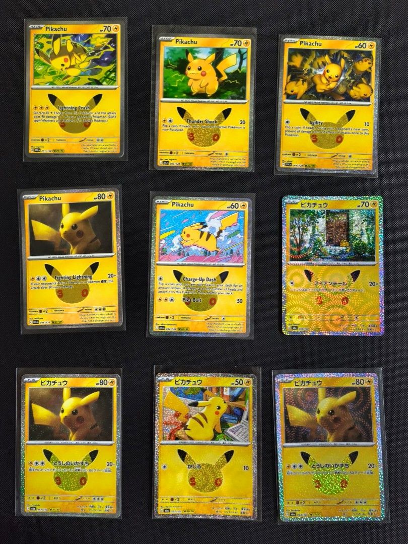 Pokemon 30th (Category: Raw Singles) located in Makati City. Submitted by embubbles (Listing ID 1467056958, Image 2). Description: all cards condition are NM Maushold - Php 580 Gengar EX - Php 2800 Gengar - Php 3600 Alolan Exeggutor - Php 130 Jirachi - Php 2700 Lapras - Php 350 Zapdos - Php 450 Articuno - Php 270 Moltres - Php 290 All Pikachu 150 each LOC: MAKATI can ship J&T/ LBC meet up: glorietta/gbelt/waltetmart mkt crossposted.