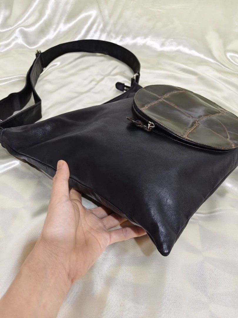 GENUINE LEATHER CROCO BAG 15/15" (Category: Cross-body Bags) located in Gamu. Submitted by 2022bagsbunny (Listing ID 1469403777, Image 3). Description: .